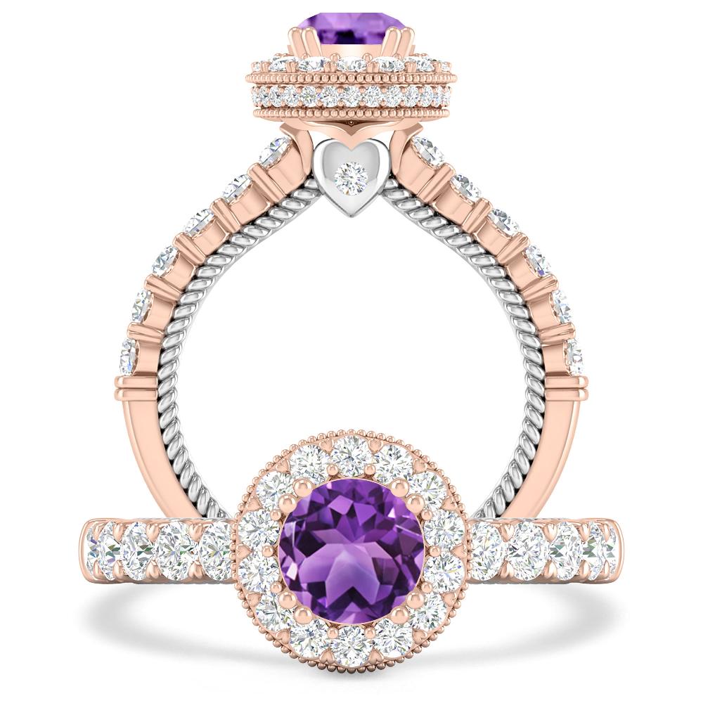 Rose Gold - Amethyst