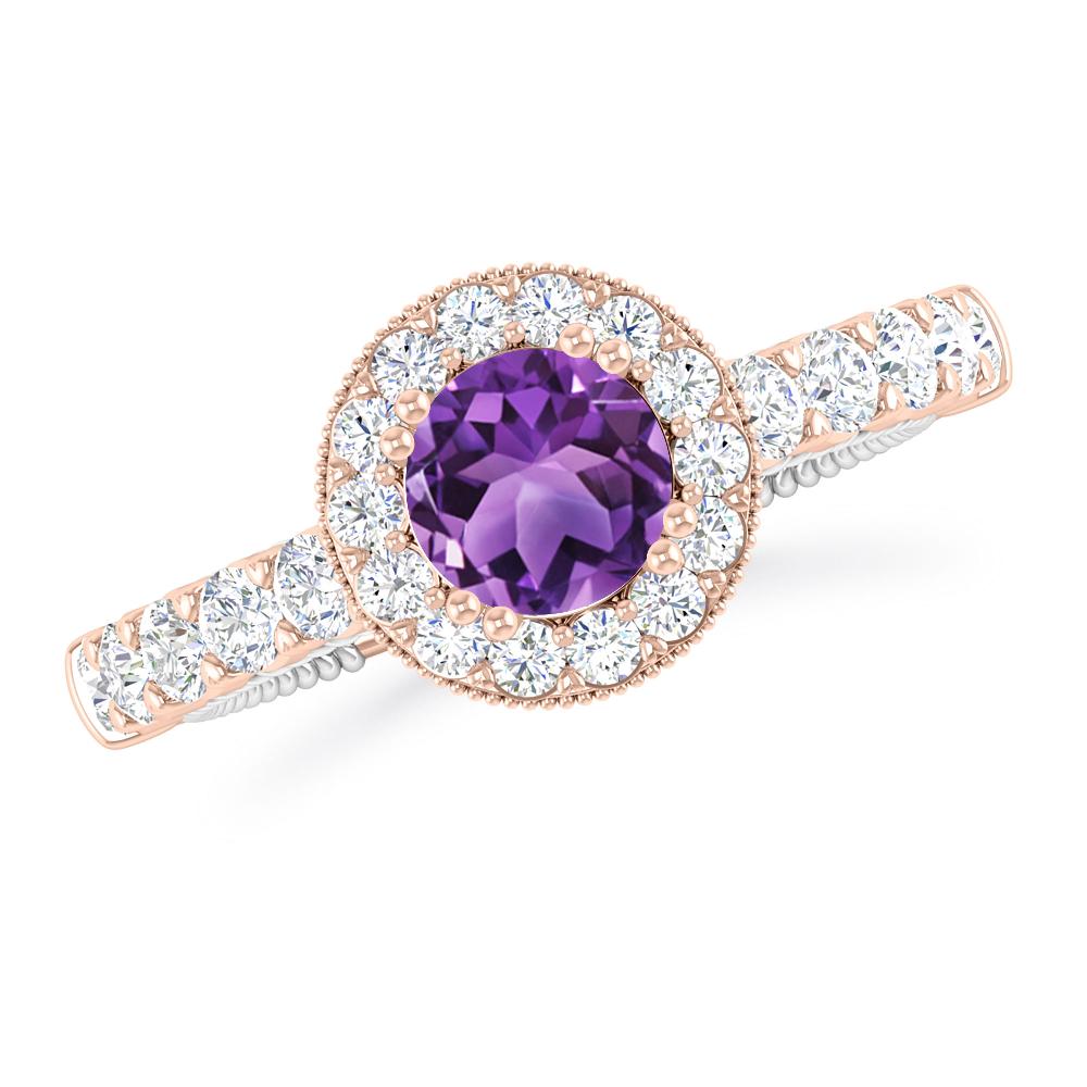 Rose Gold - Amethyst