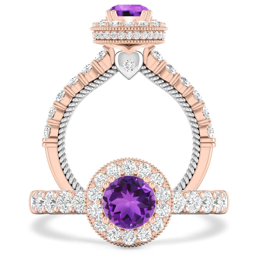 Rose Gold - Amethyst