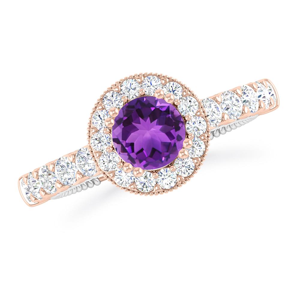 Rose Gold - Amethyst