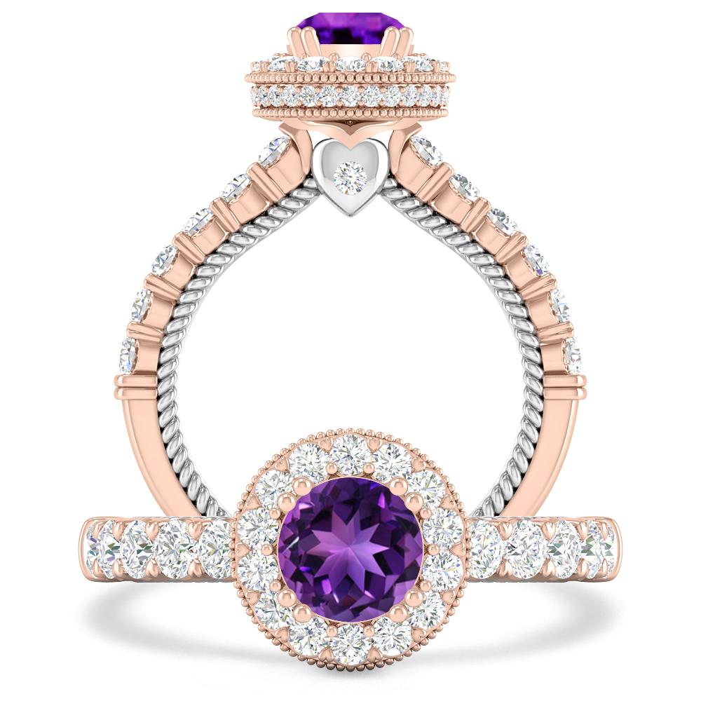 Rose Gold - Amethyst