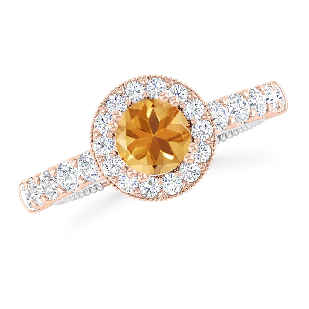 Rose Gold - Citrine