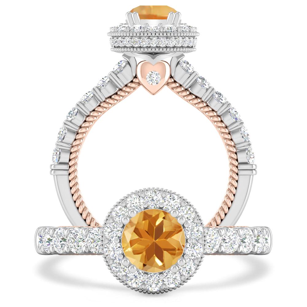 White Gold - Citrine