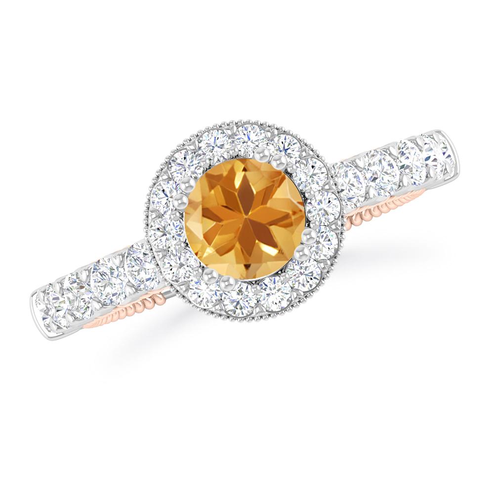 White Gold - Citrine