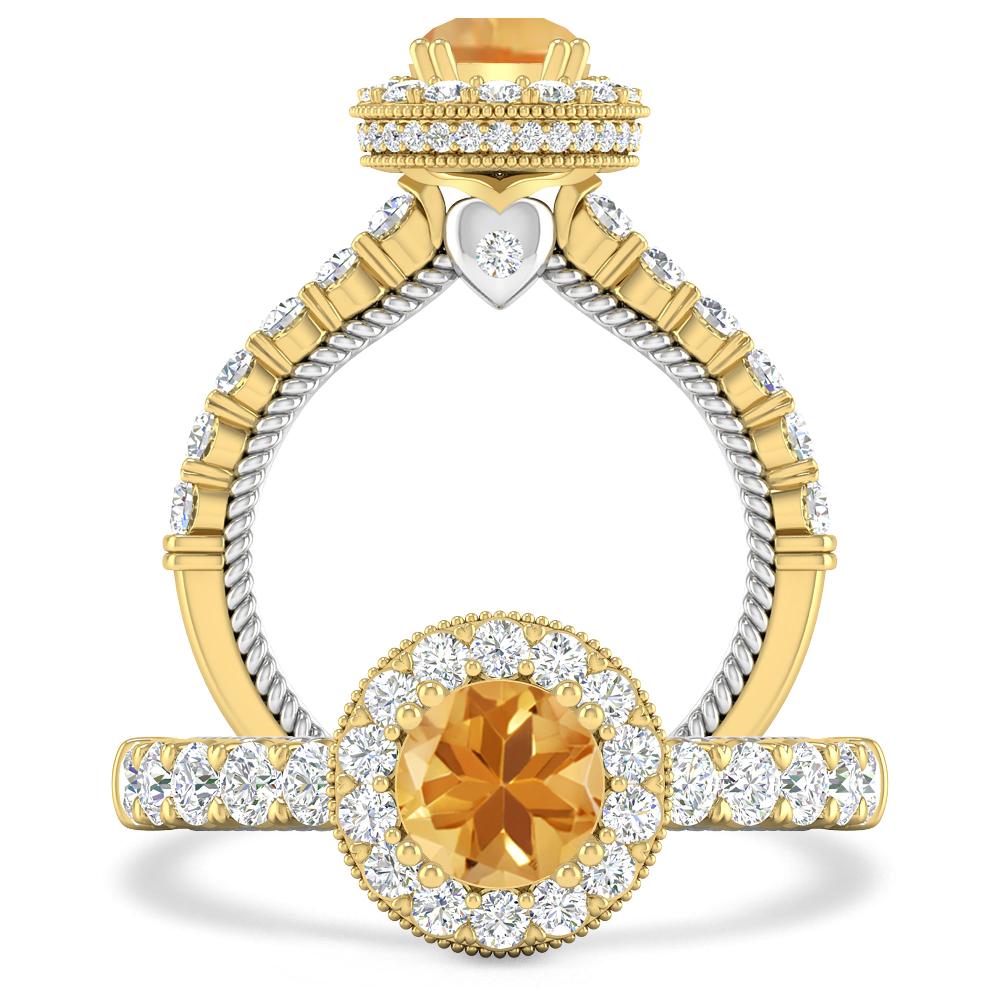 Yellow Gold - Citrine