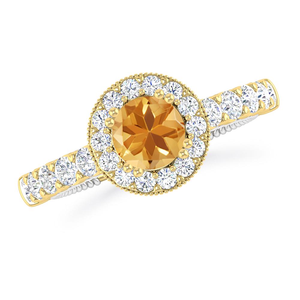 Yellow Gold - Citrine