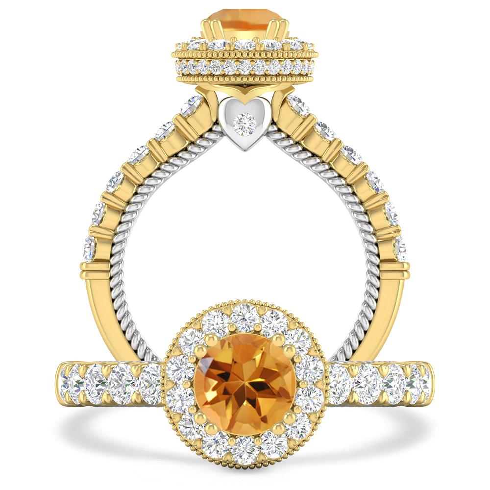 Yellow Gold - Citrine