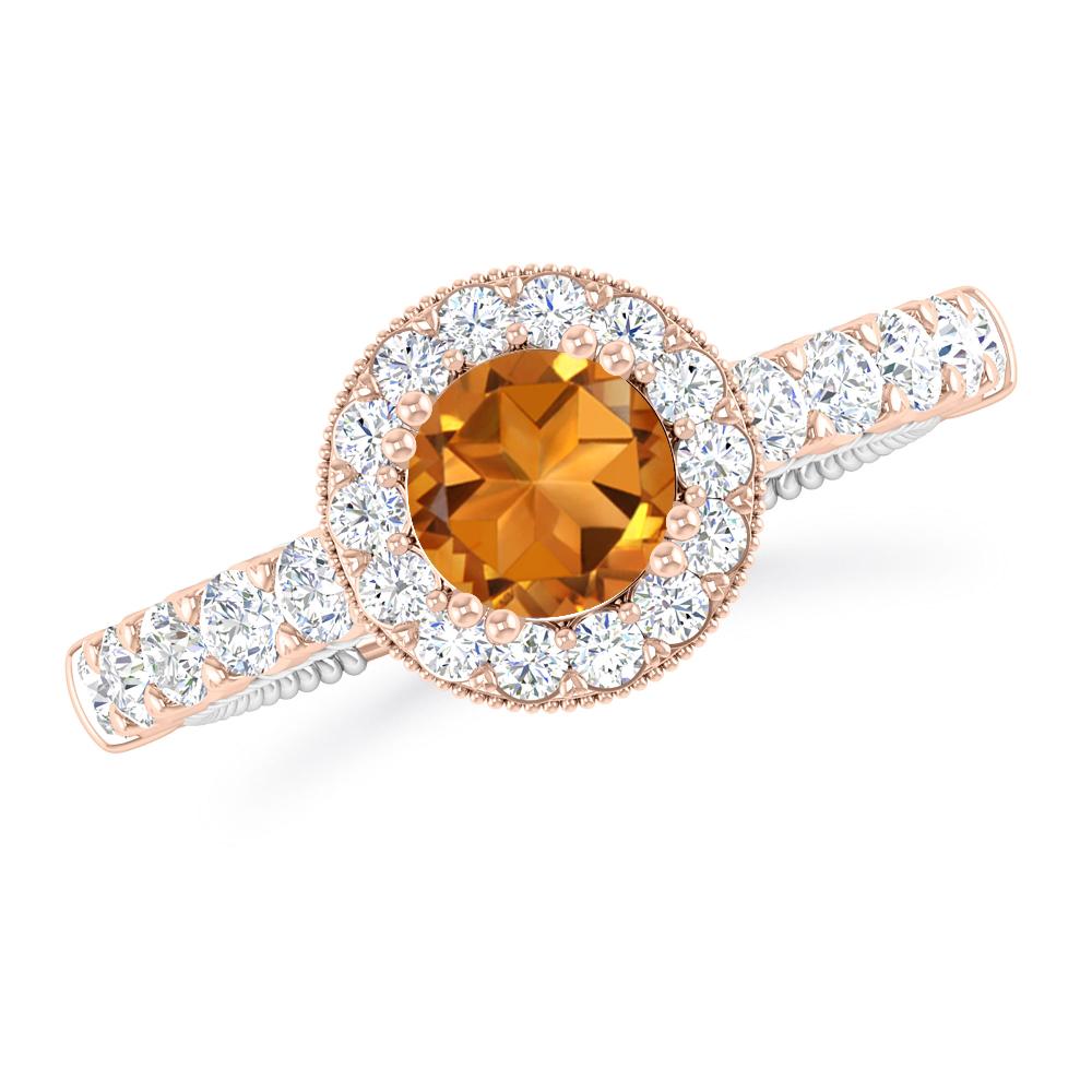 Rose Gold - Citrine