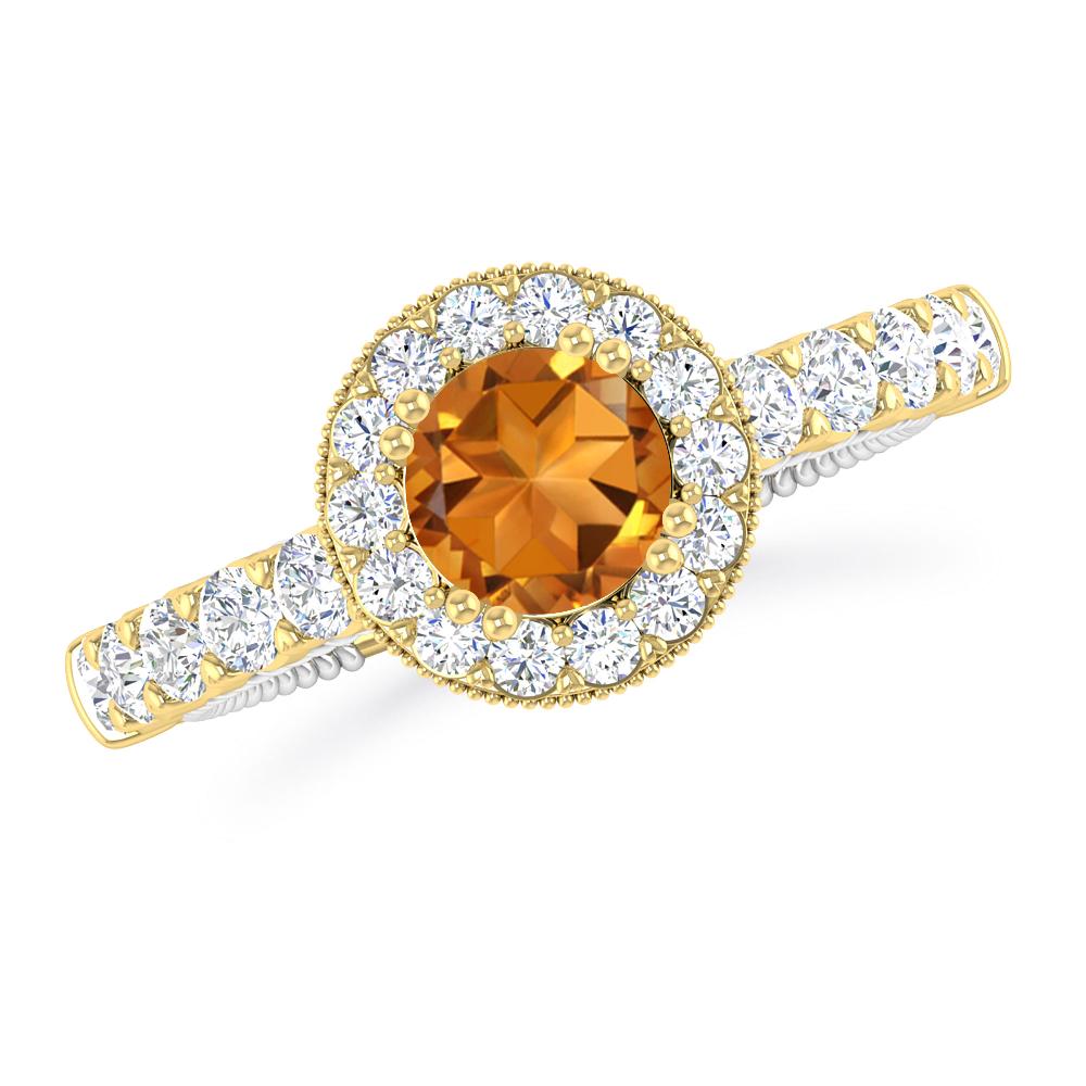 Yellow Gold - Citrine