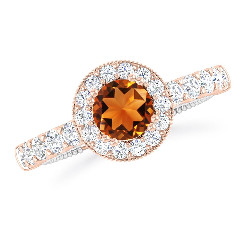 Rose Gold - Citrine