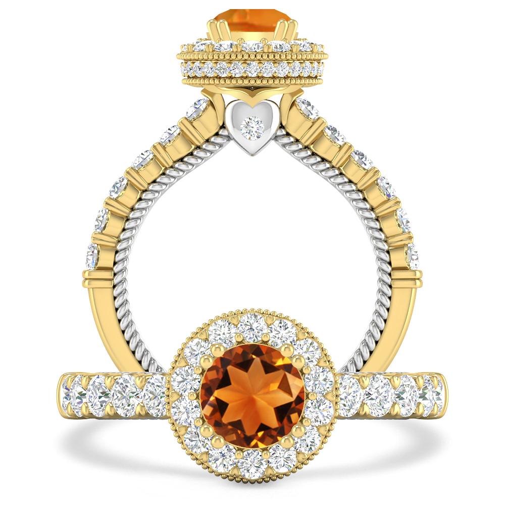 Yellow Gold - Citrine