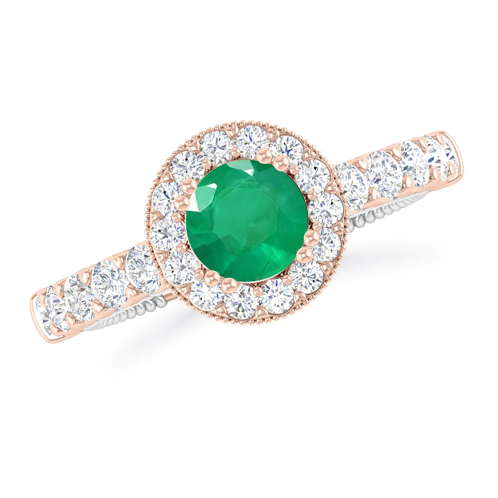 Rose Gold - Emerald