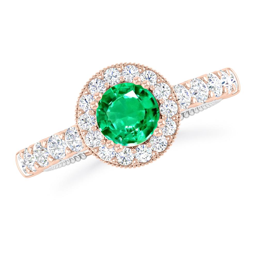 Rose Gold - Emerald