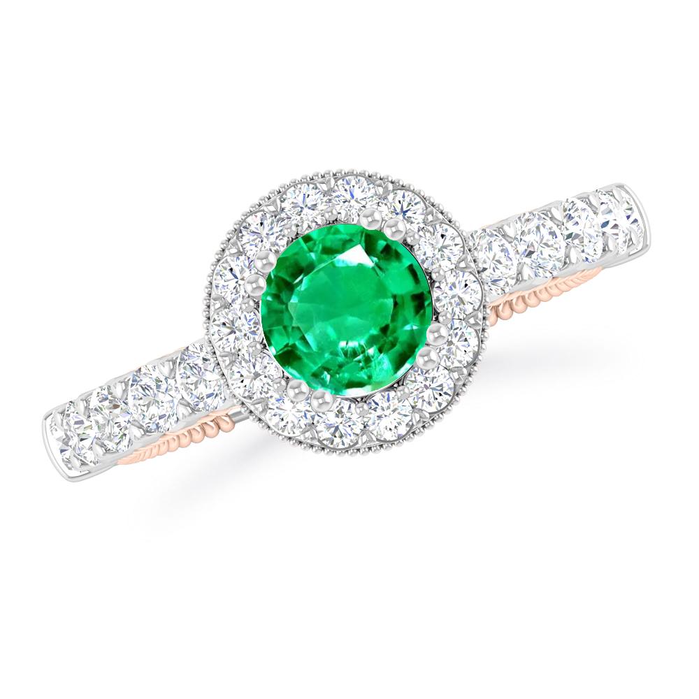 White Gold - Emerald