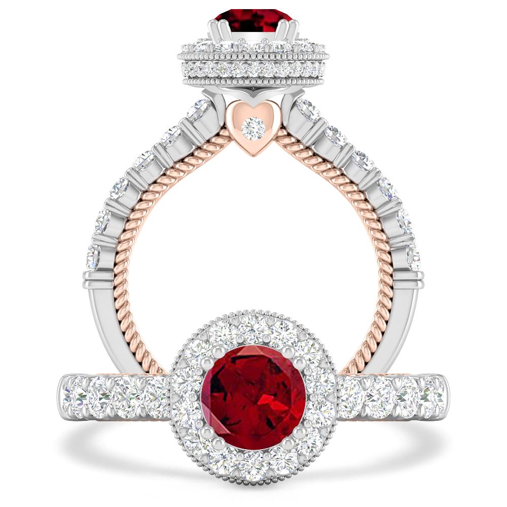 White Gold - Garnet