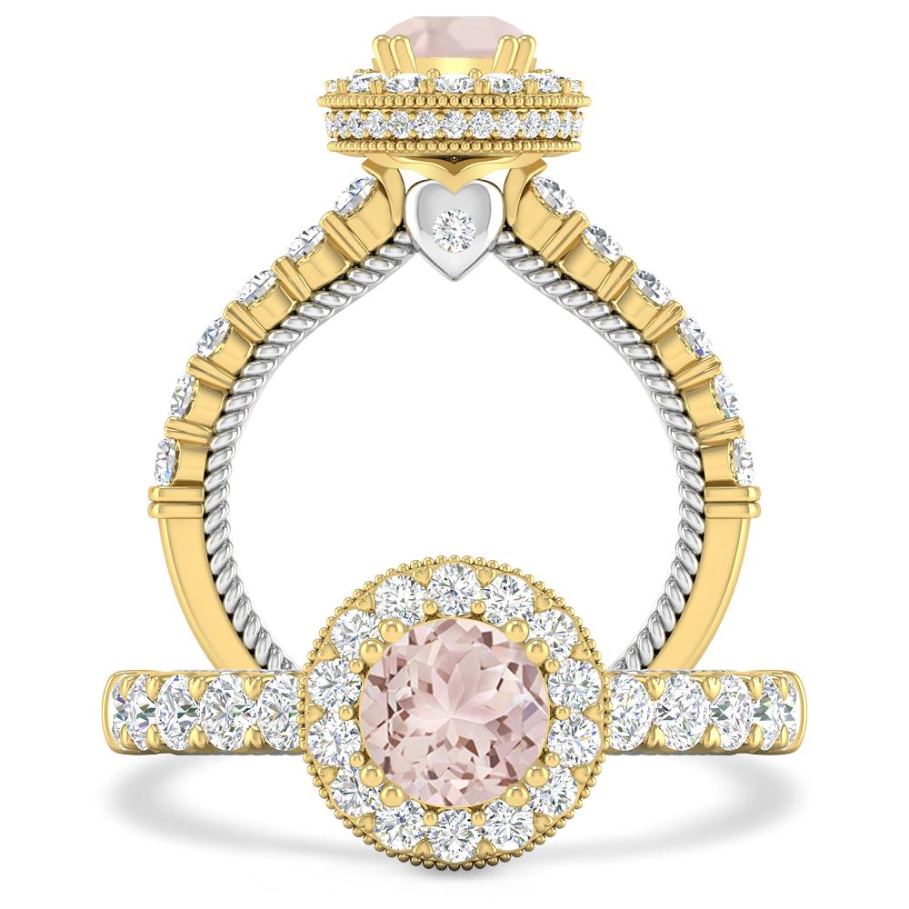 Yellow Gold - Morganite