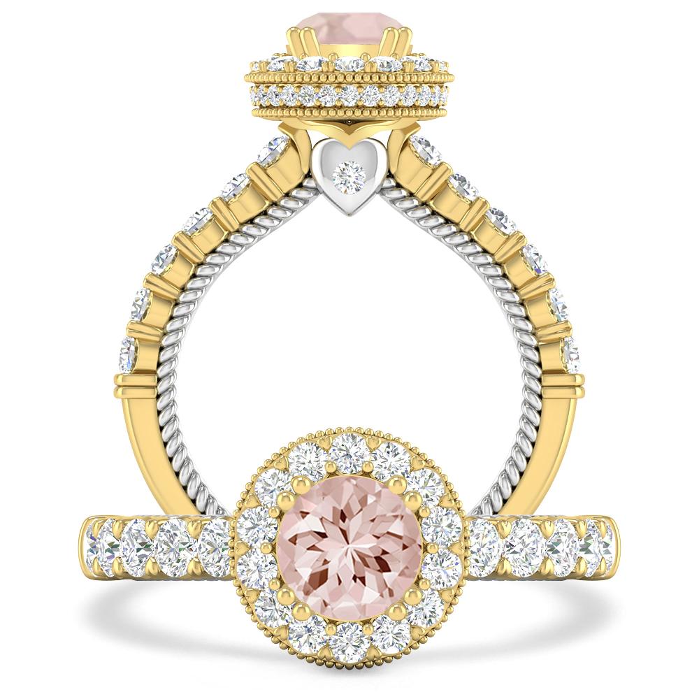 Yellow Gold - Morganite