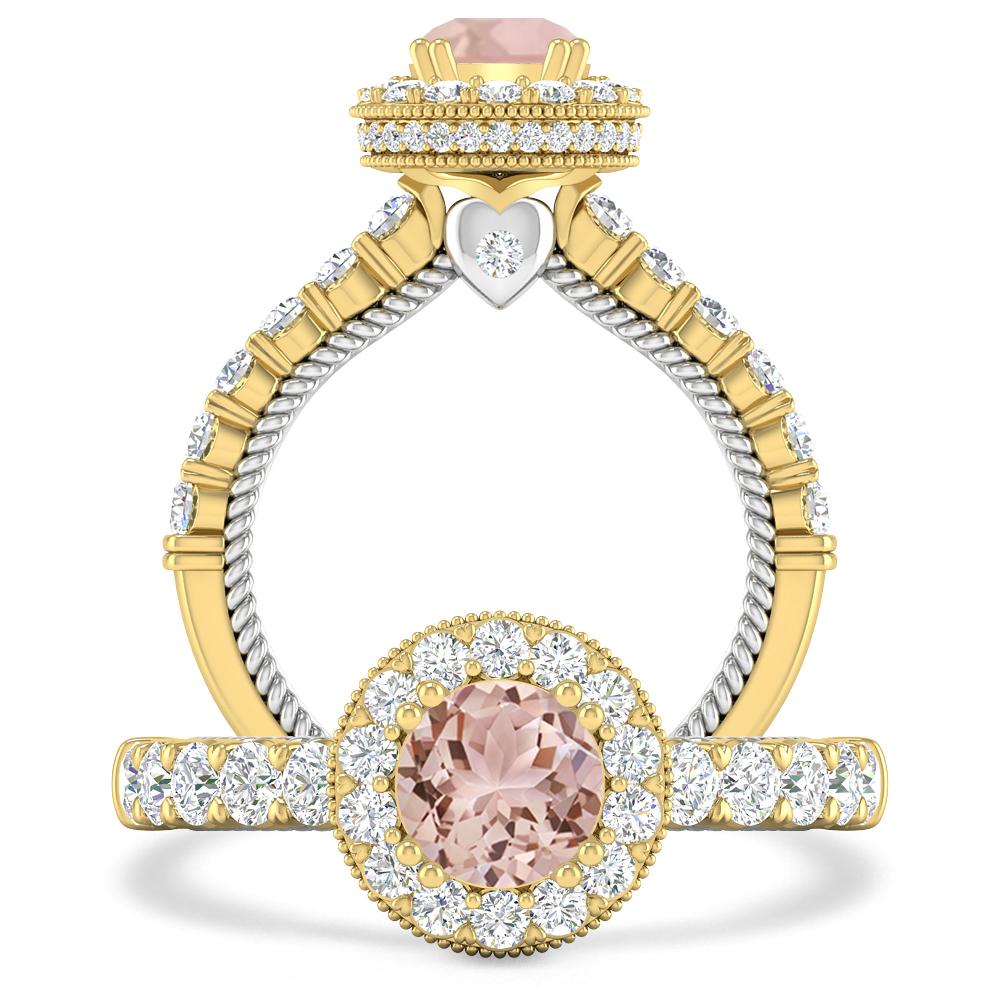 Yellow Gold - Morganite