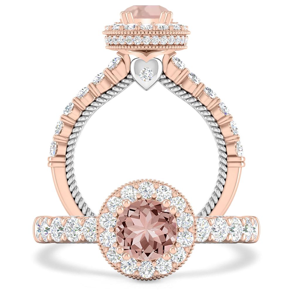 Rose Gold - Morganite