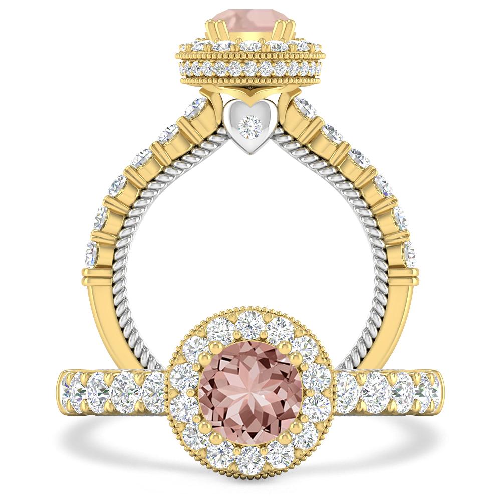 Yellow Gold - Morganite