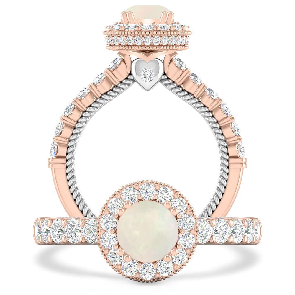 Rose Gold - Opal