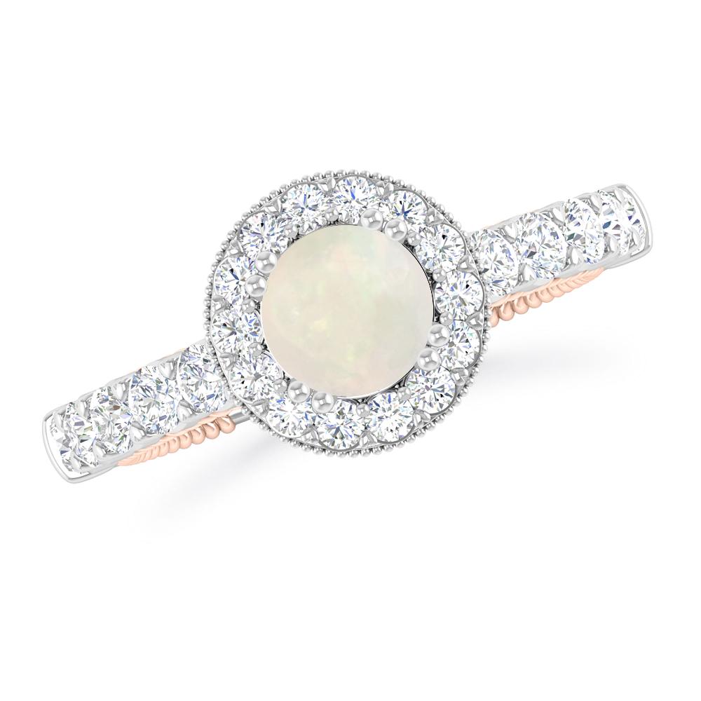 White Gold - Opal