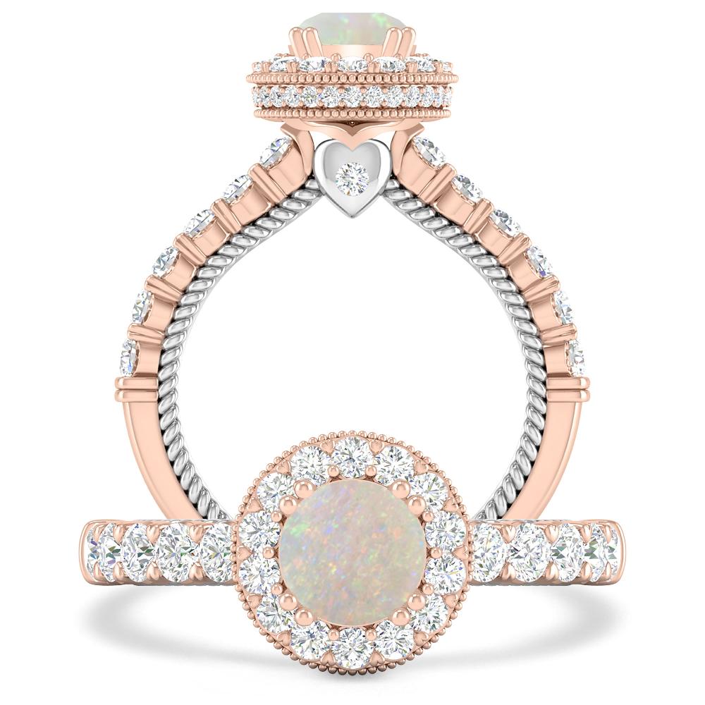 Rose Gold - Opal