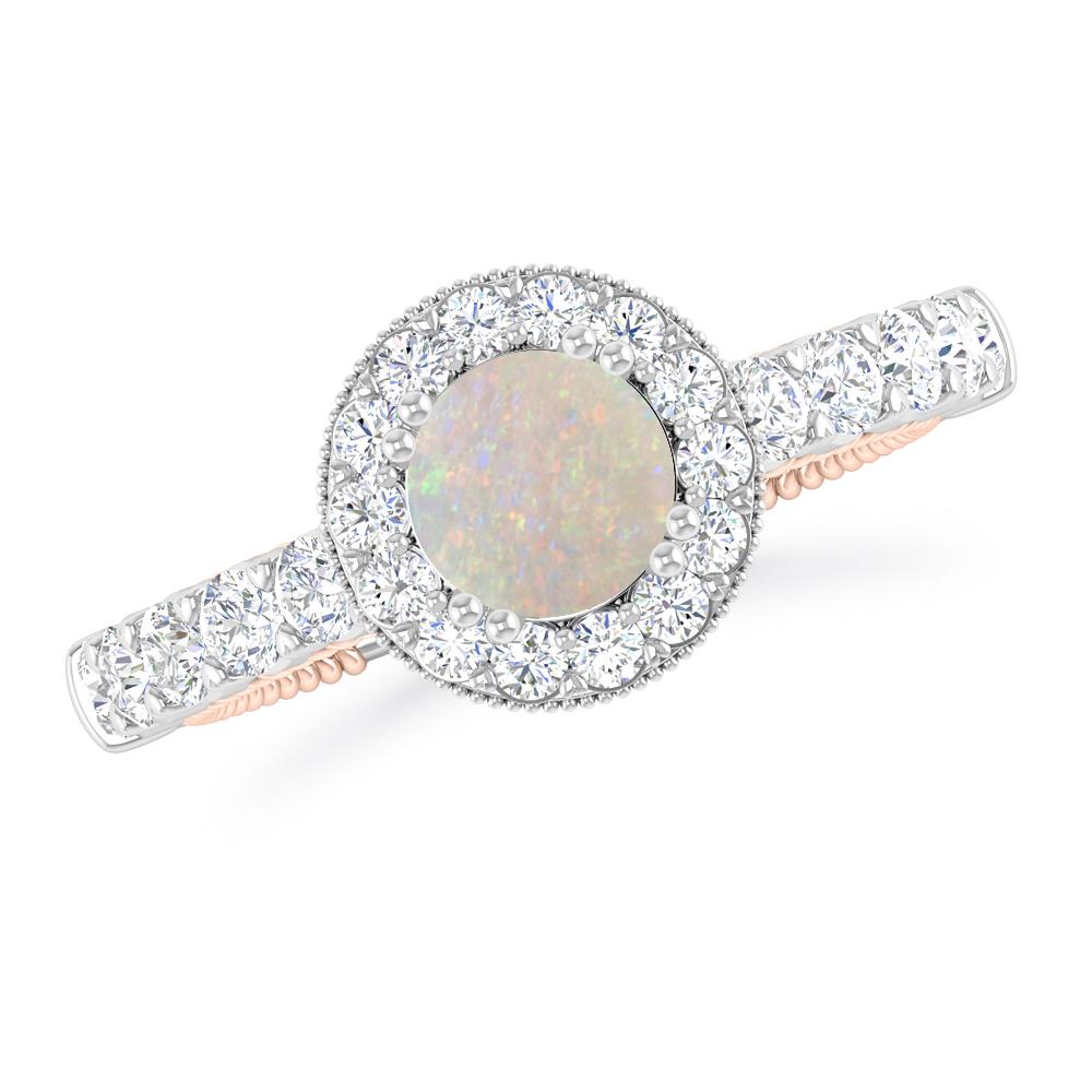 White Gold - Opal