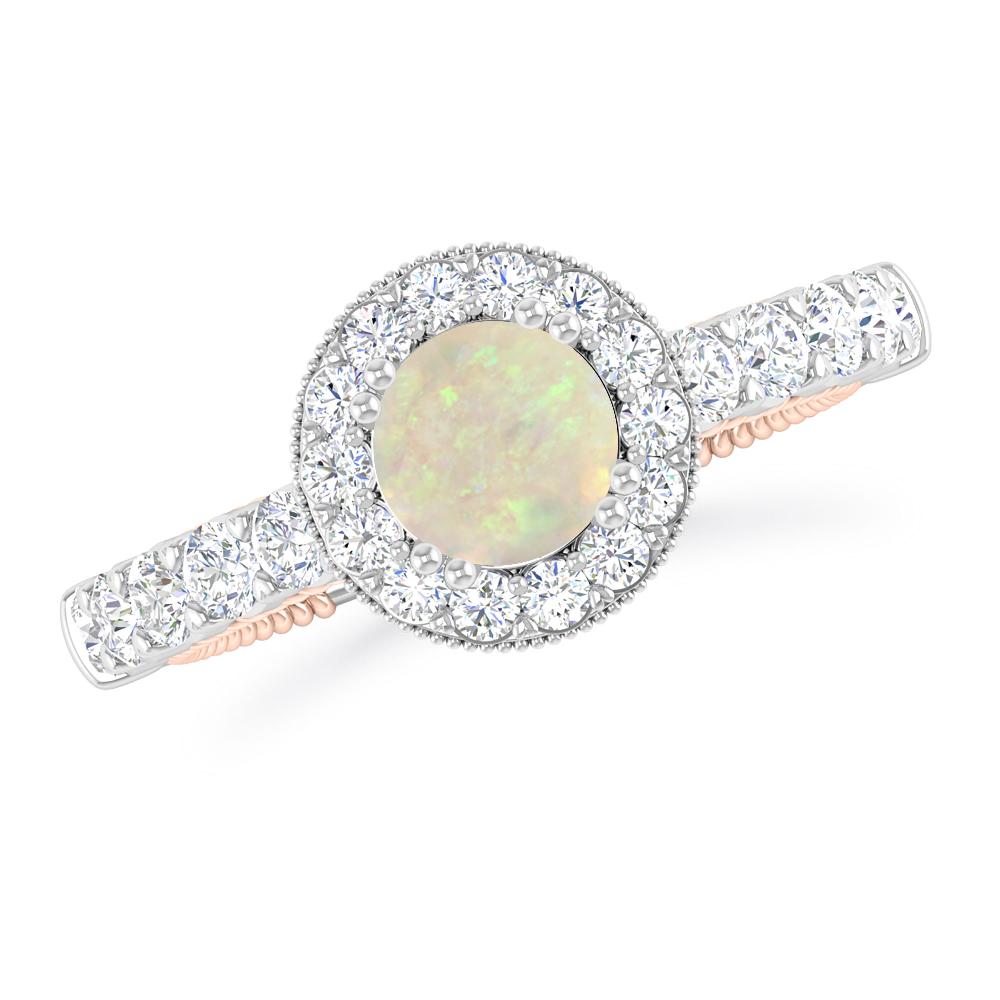 White Gold - Opal