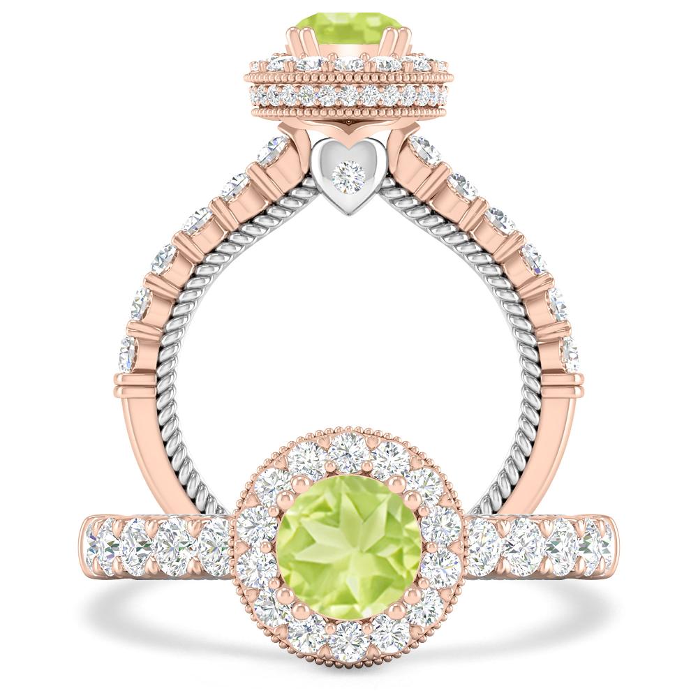 Rose Gold - Peridot