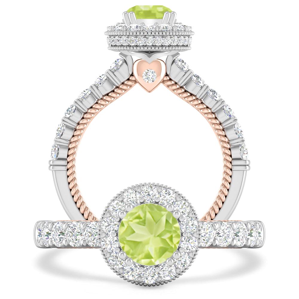 White Gold - Peridot