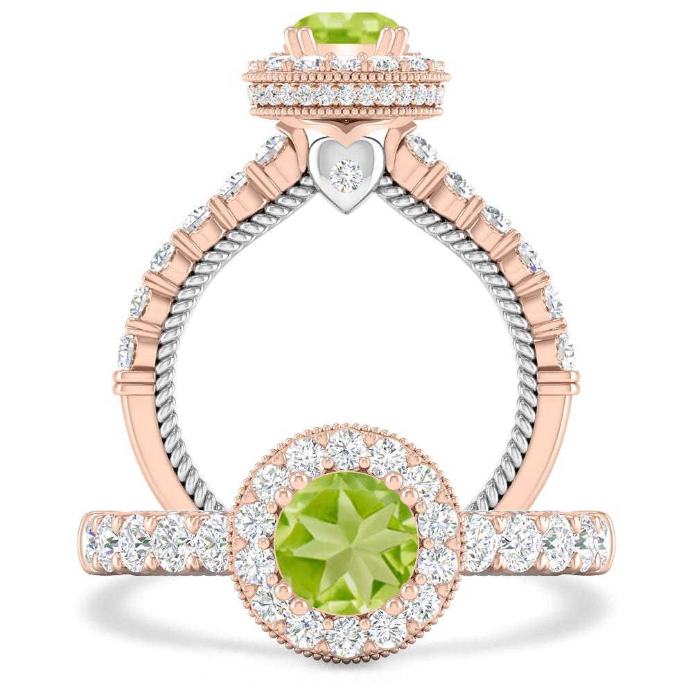 Rose Gold - Peridot