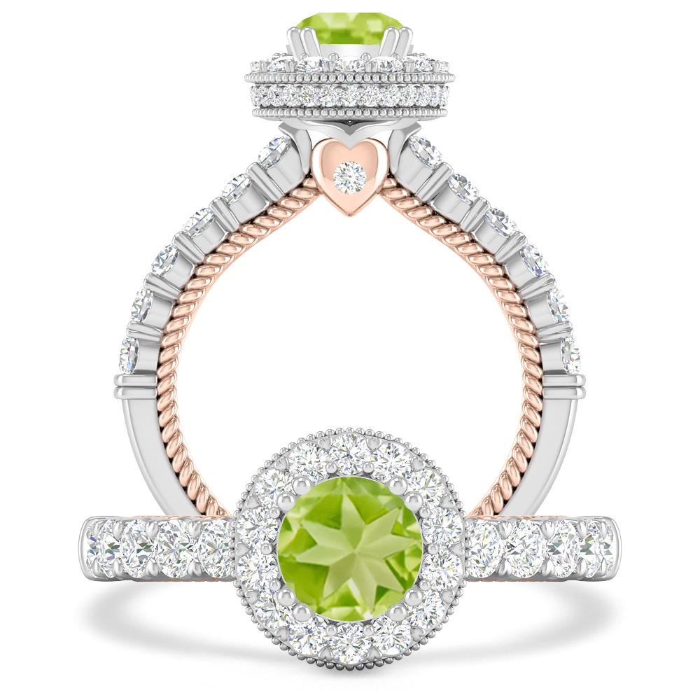 White Gold - Peridot