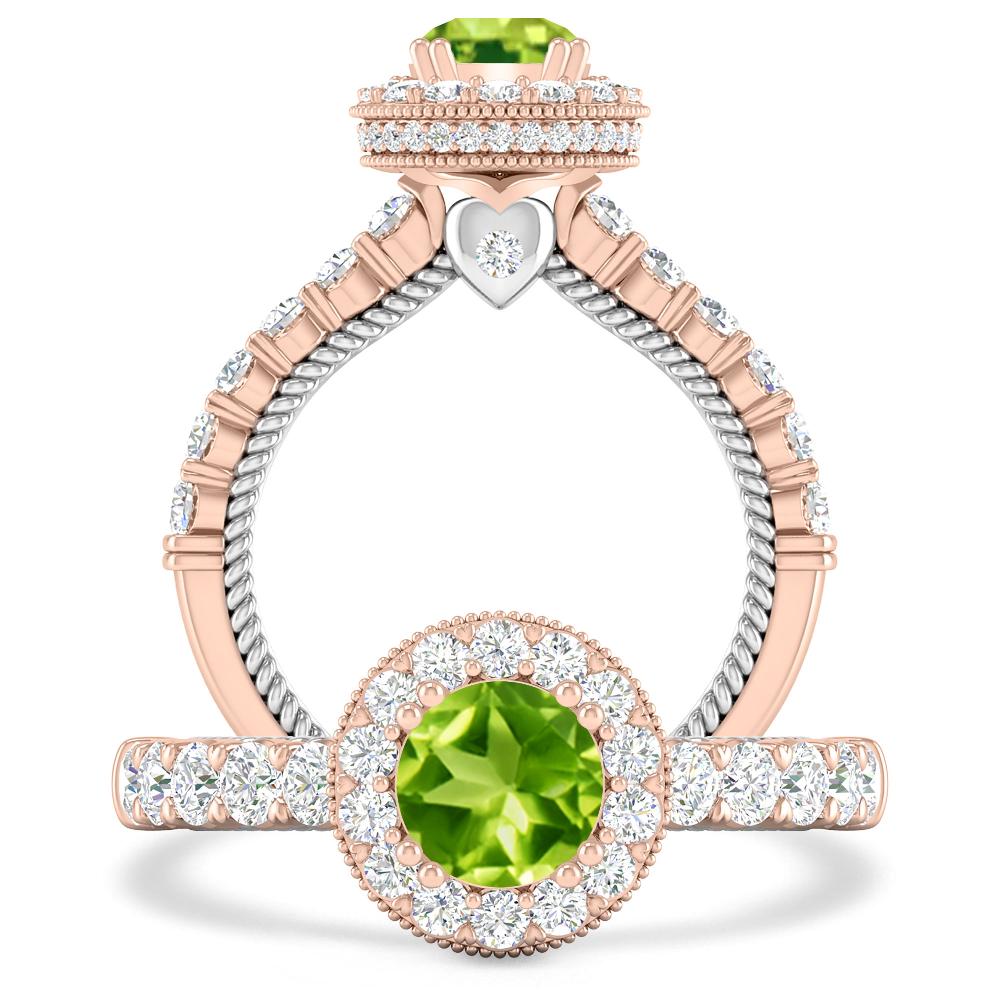 Rose Gold - Peridot