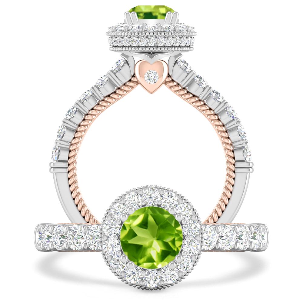 White Gold - Peridot