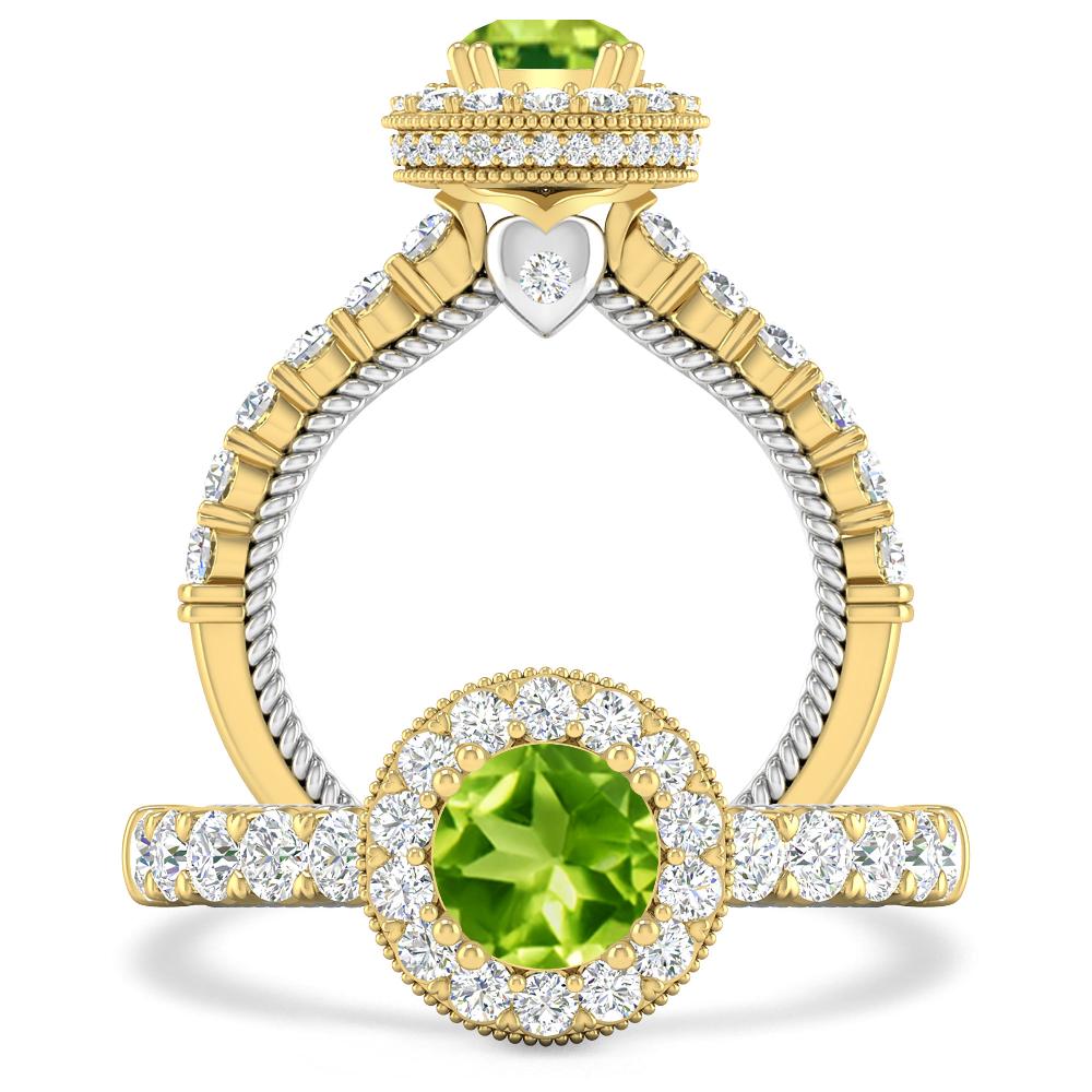 Yellow Gold - Peridot