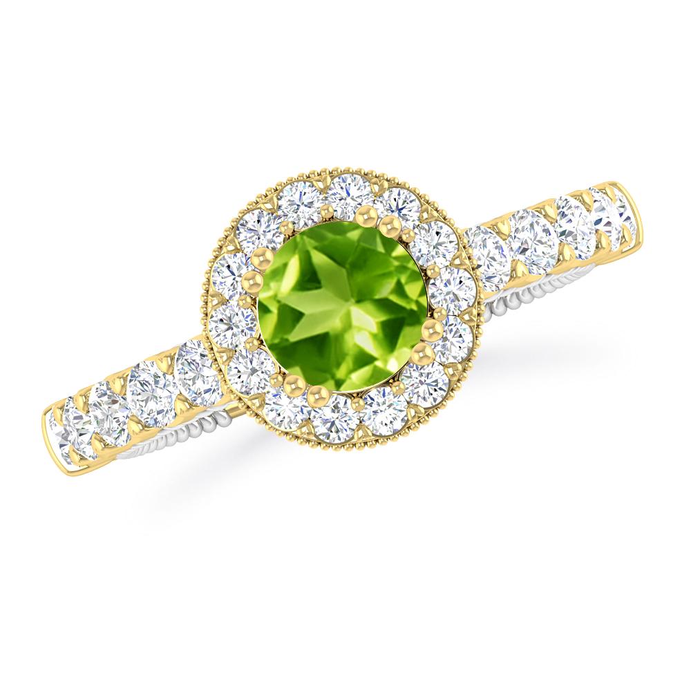 Yellow Gold - Peridot