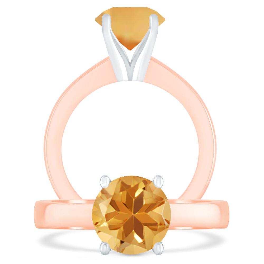 Rose Gold - Citrine