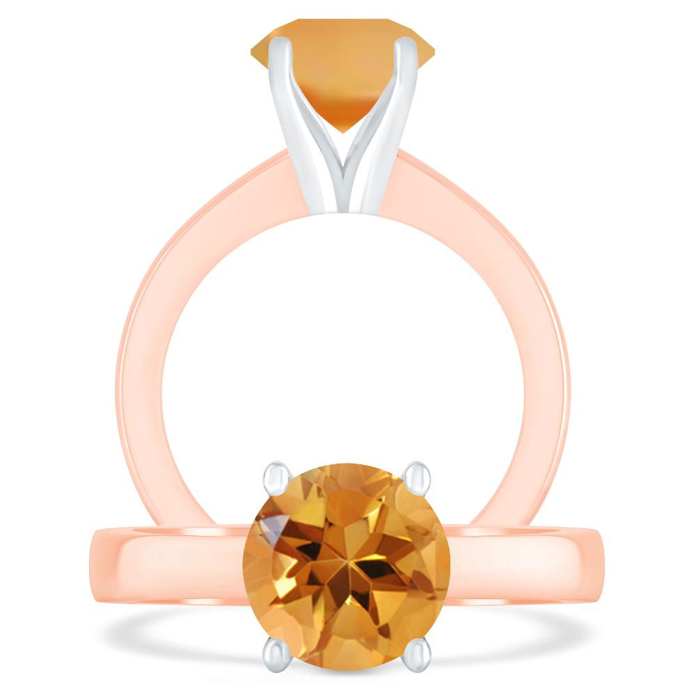 Rose Gold - Citrine