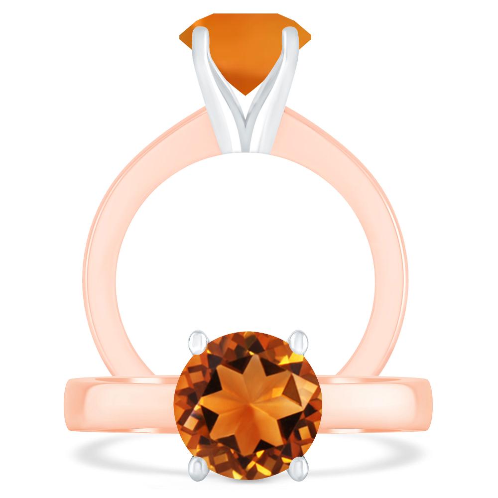 Rose Gold - Citrine