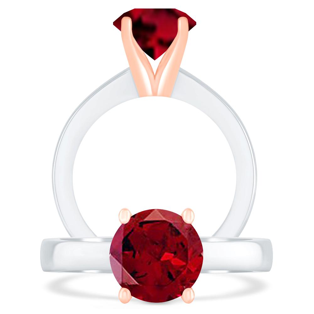 White Gold - Garnet