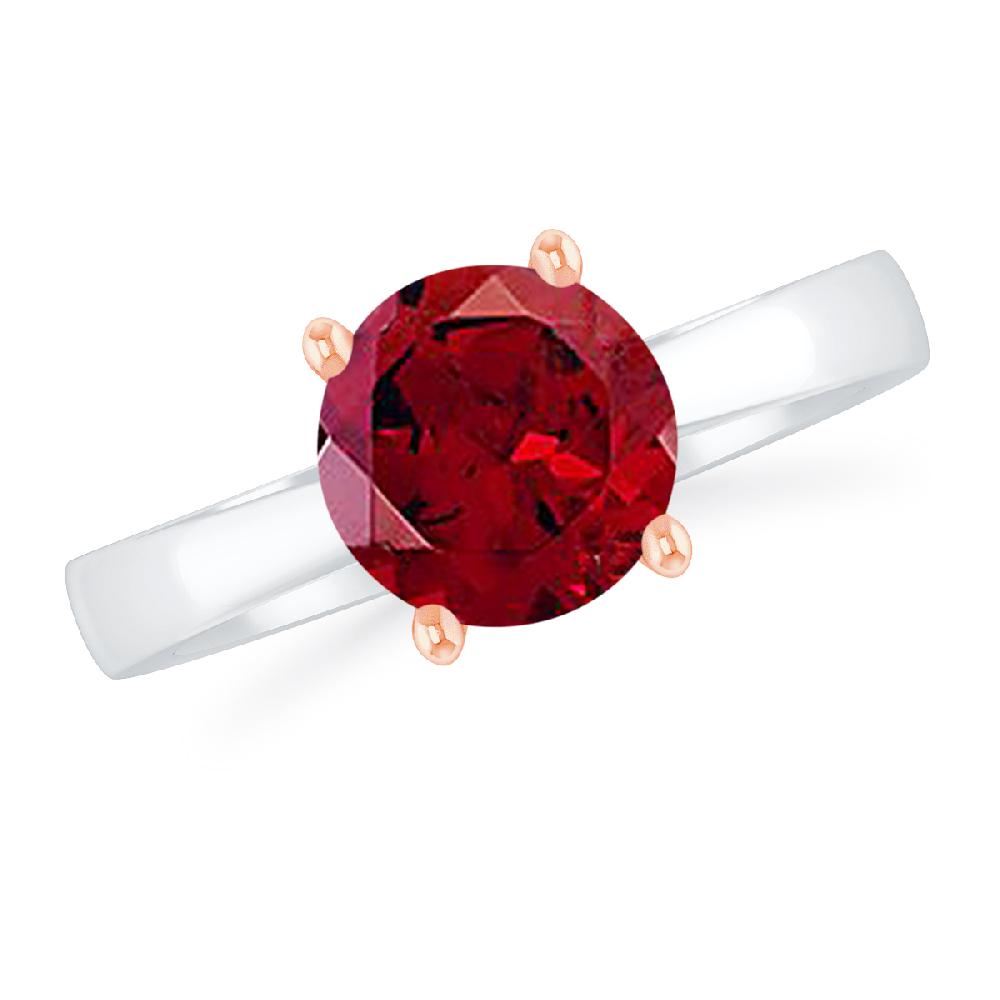 White Gold - Garnet