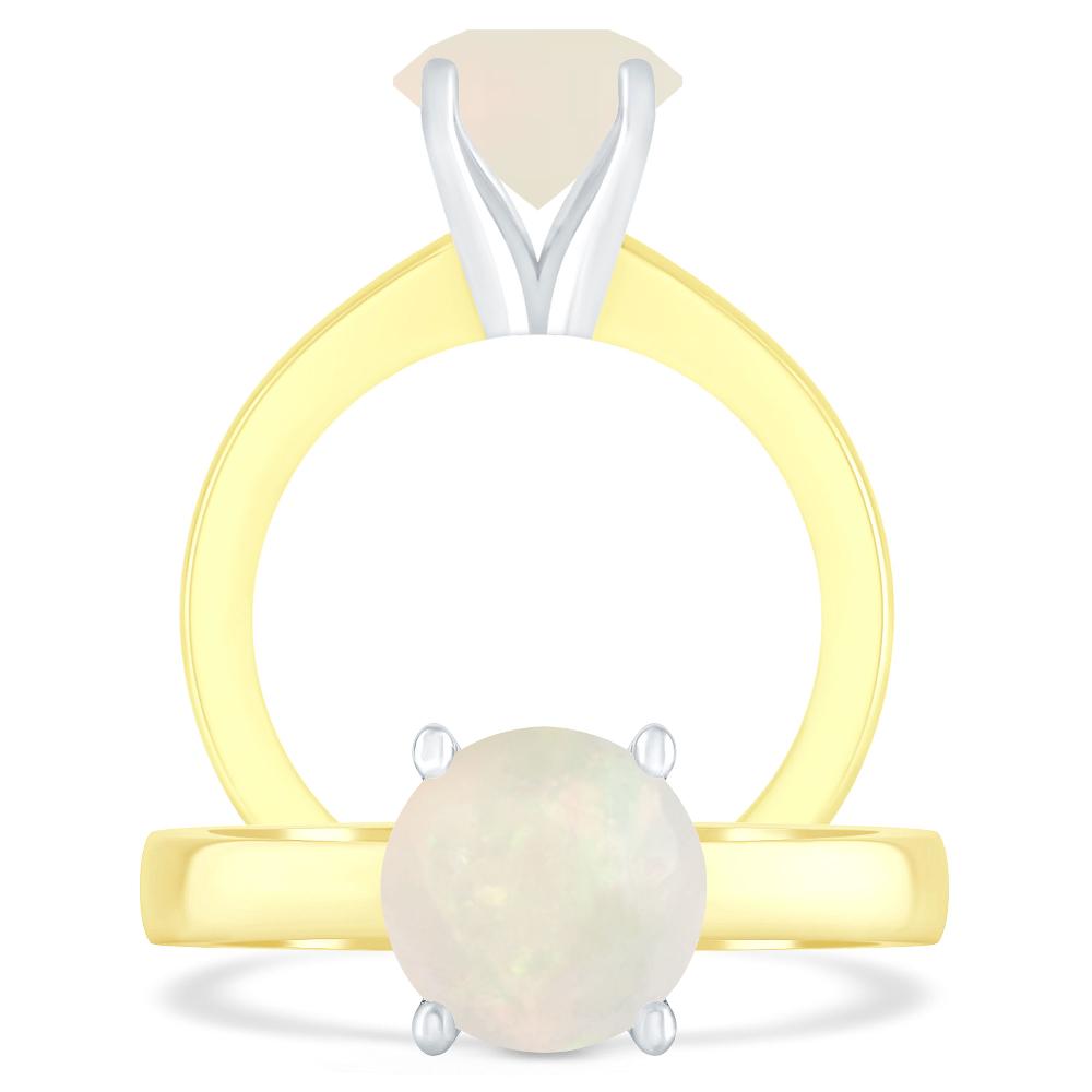 Yellow Gold - Opal