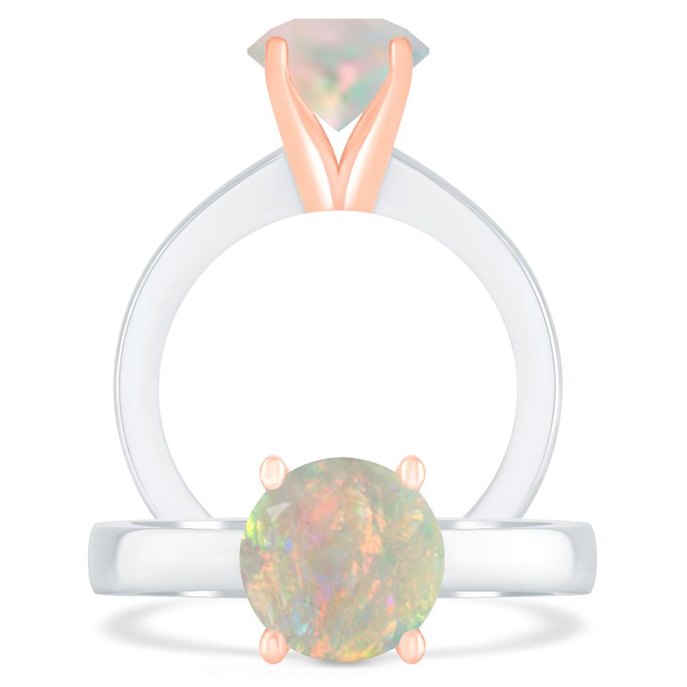 White Gold - Opal