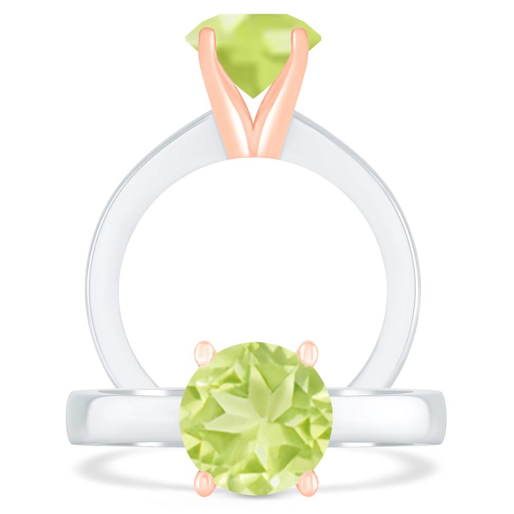 White Gold - Peridot