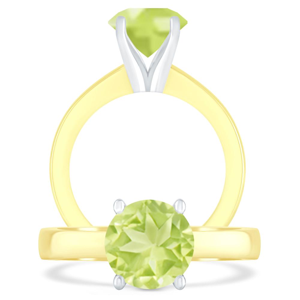 Yellow Gold - Peridot