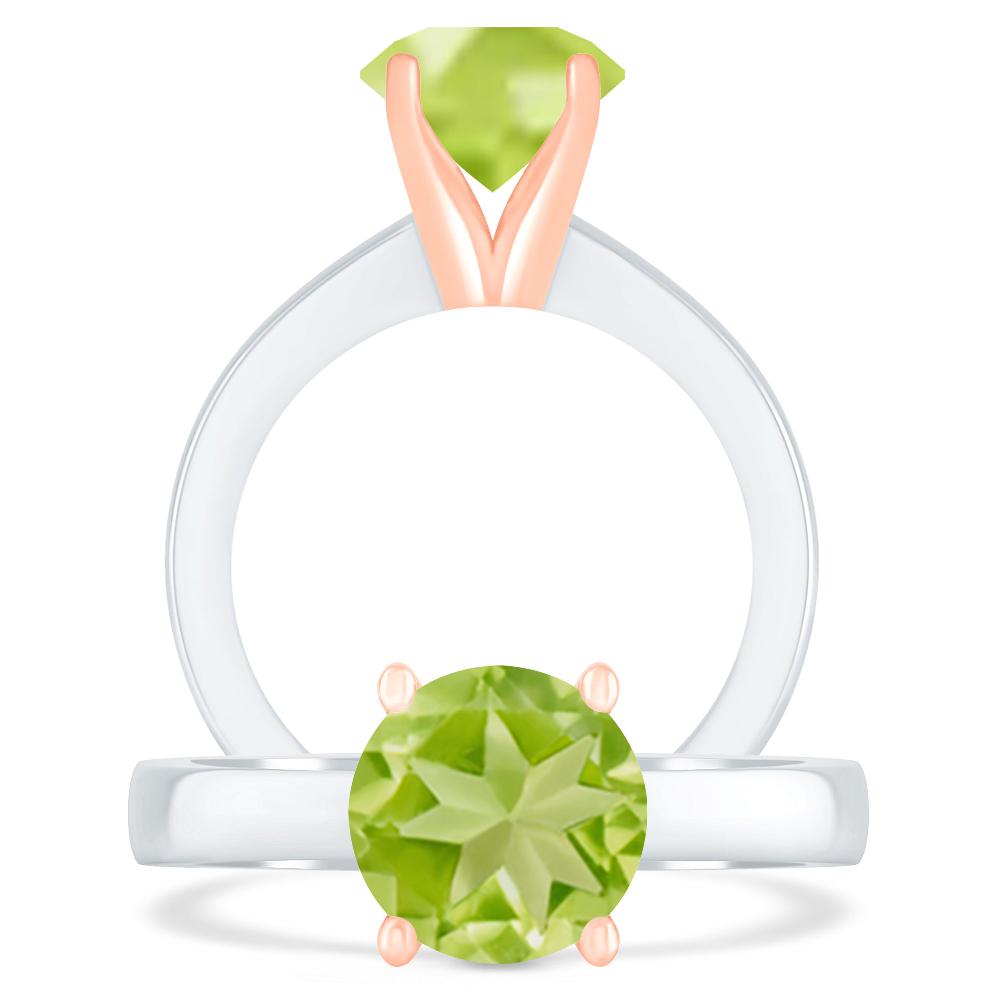 White Gold - Peridot