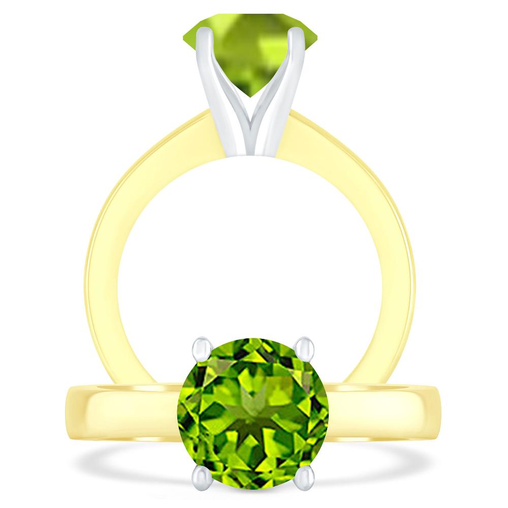 Yellow Gold - Peridot