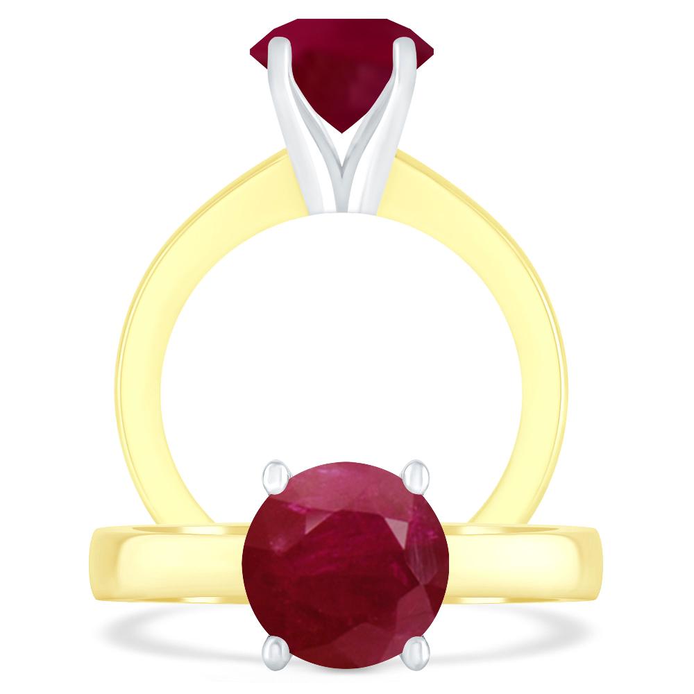 Yellow Gold - Ruby