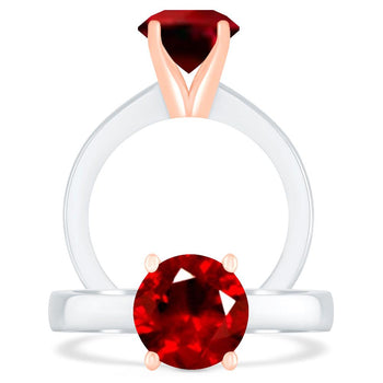 White Gold - Ruby